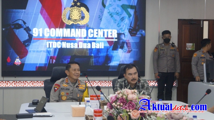 Hari Kelima Pelaksanaan Pam FCBD & FMCBG, Kapolda Bali Patroli dan Apresiasi Kinerja Anggota