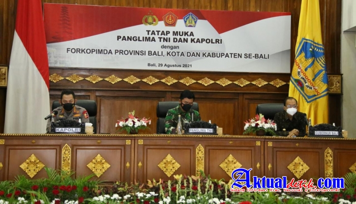Kapolri Minta Strategi Pengendalian Covid-19 di Bali Diperkuat Agar Ekonomi Terus Tumbuh