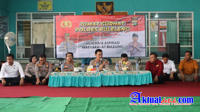 Jumat Curhat Polres Buleleng, Bongkar Muat Dipinggir Jalan Tolong Ditertibkan