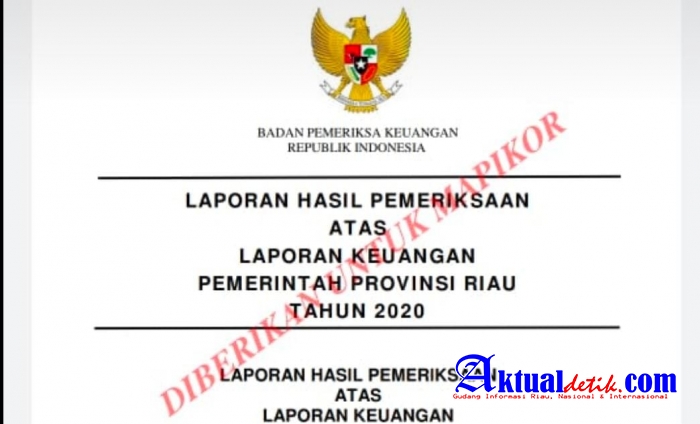 Anggaran Jasa Publiaksi 22 Miliar Tahun 2020 di Pemprov Riau Layak di selidiki Kejaksaan