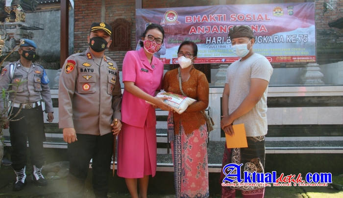 Anjangsana Kapolres Gianyar Dalam Rangka Hari Bhayangkara Ke-75
