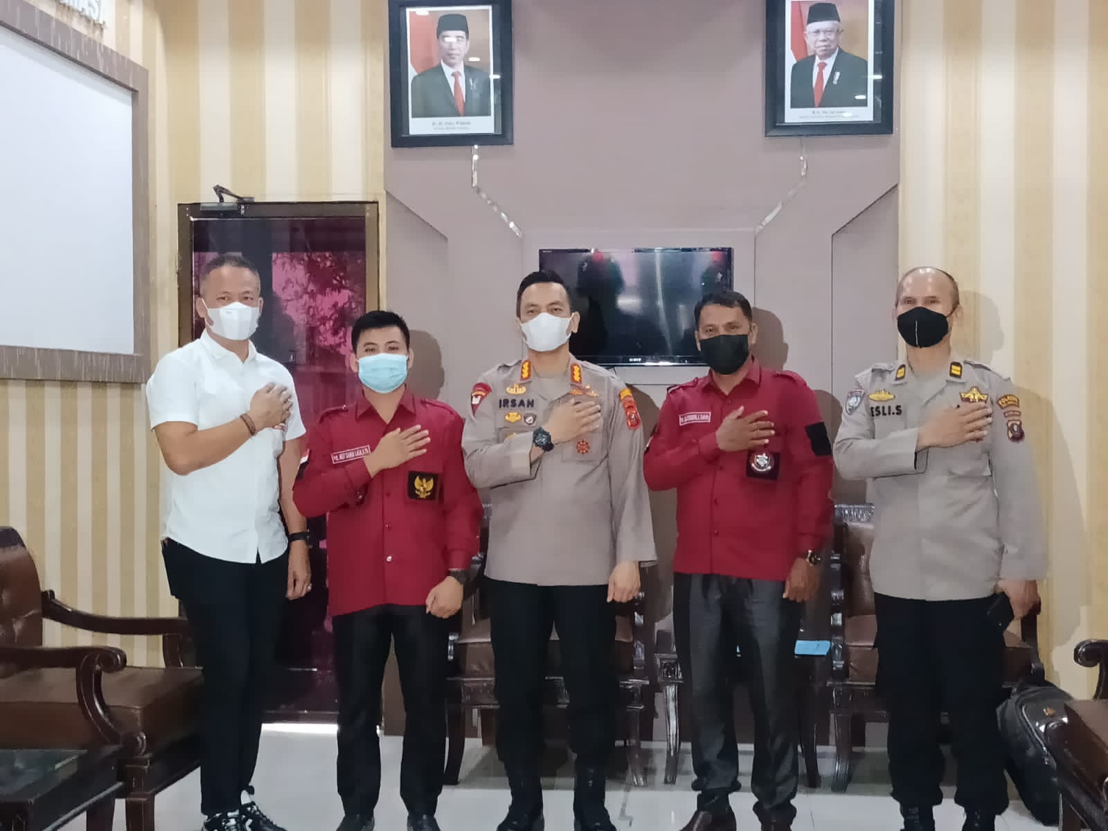 Kapolresta Deli Serdang Sambut Hangat Audensi Bina Kerjasama Antar Generasi (BKAG) Deli Serdang