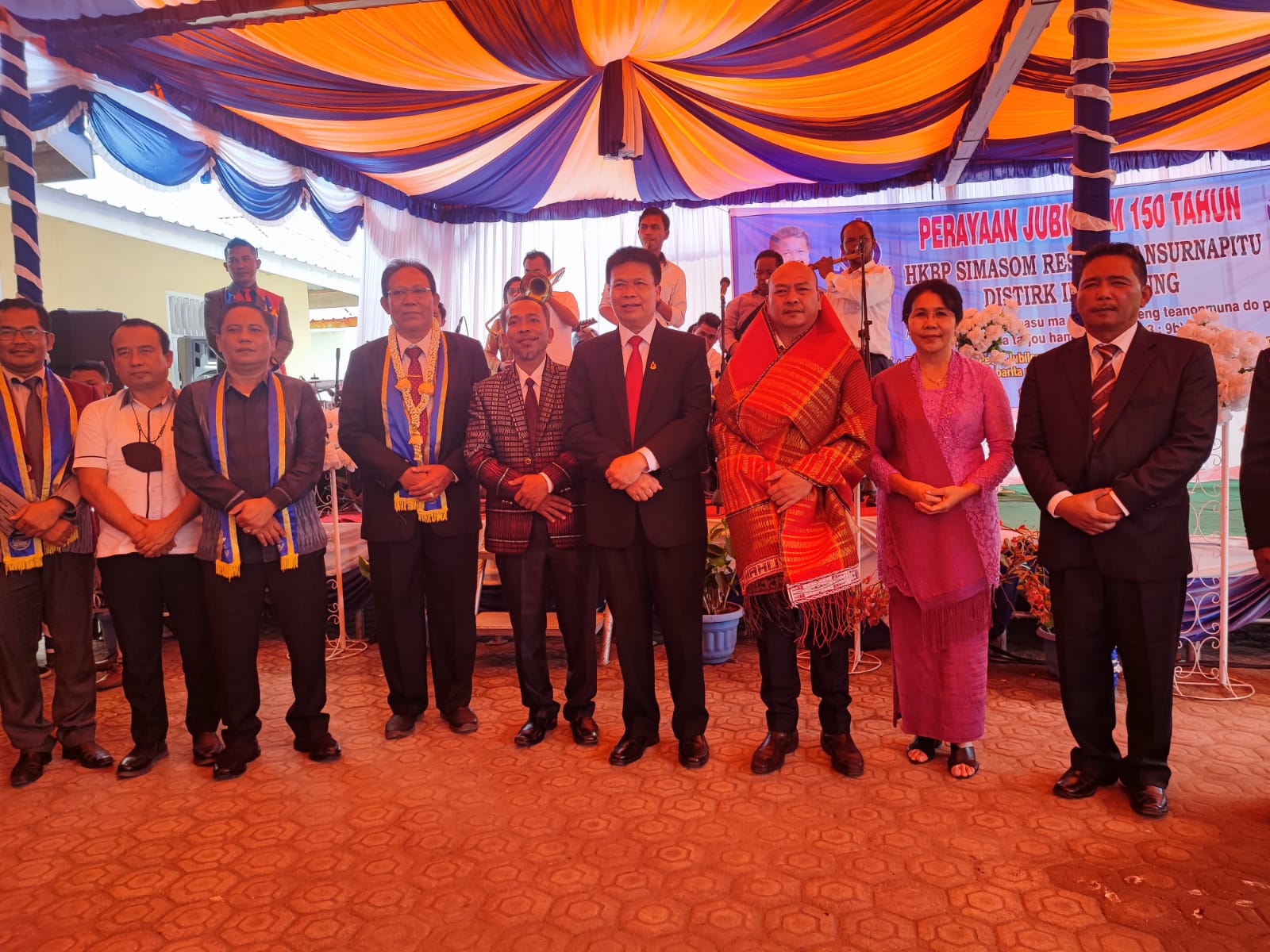 Bupati Taput Hadiri Pesta Jubileum 150 Tahun HKBP Simasom Resort Pansurnapitu Distrik II Silindung