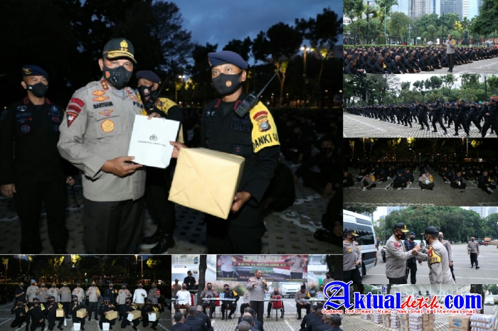 Kapolda Sumut Kunjungi Personil Brimob Yang Laksanakan BKO Ke Jakarta