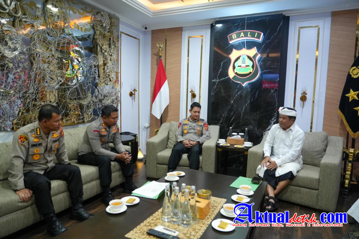 Kapolda Bali Terima Audensi Bupati Bangli