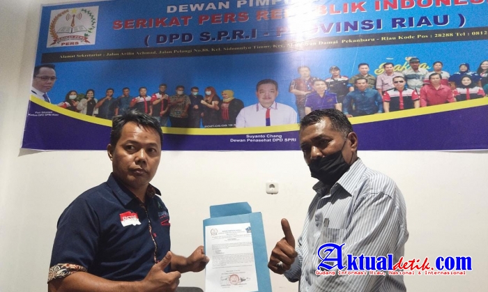 Ketua SPRI Riau : Pers Harus Independen, Investigatif Dan Soroti Kinerja Pemerintah Dengan Kritis