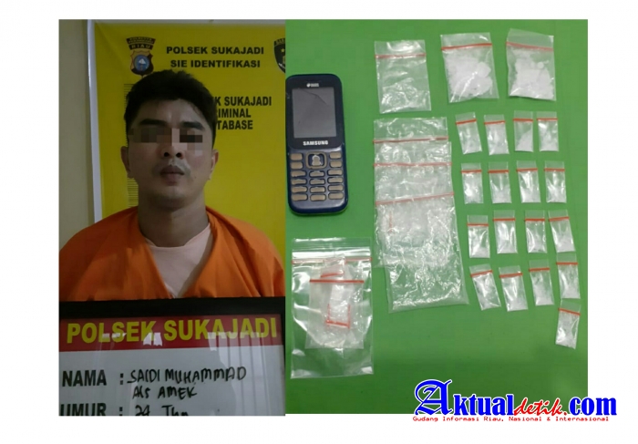 Tim Opsnal Polsek Sukajadi Kembali Sergap Seorang Tersangka Penyalahgunaan Narkotika