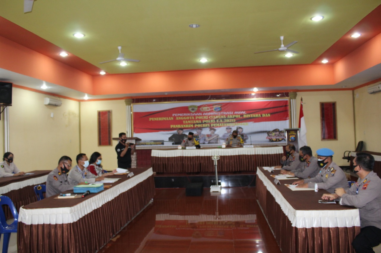 Kapolres Pematang Siantar Pimpin Wanjak Rikmin Awal Casis Bintara Dan Tamtama Polri Tahun 2021