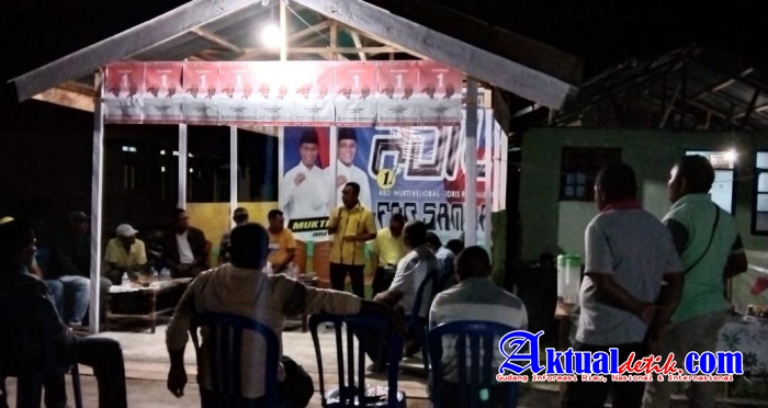Ketua DPD I Golkar Provinsi Maluku, Kunjungi Posko, Berikan Pendidikan Politik