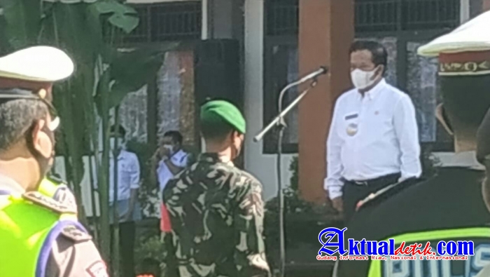 Polres Bangli Bersama forkompinda Gelar Apel Ops Ketupat Agung 2021 ldul Fitri 1442 H