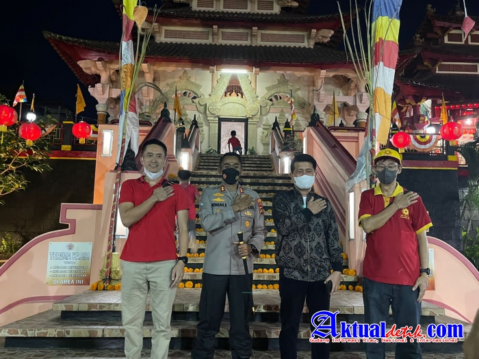 Kapolres Klungkung Bersama Bupati Hadiri Perayaan Seijit Kwan Sing Tee Koen 24 Lak Gwee 2573