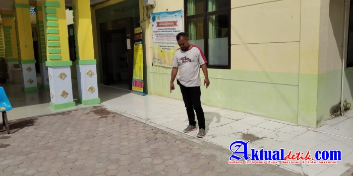 Pekerjaan Papingblok Puskesmas Plus Perbaungan Asal Jadi