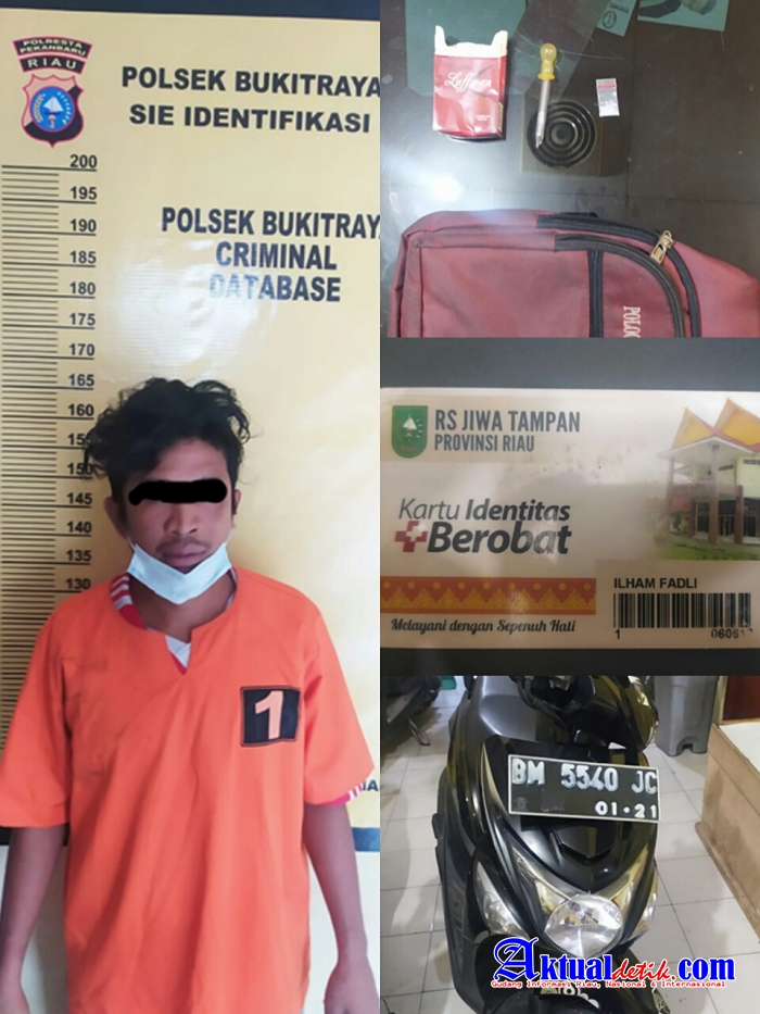 Pelaku Penyalahguna Narkotika Diketahui Memiliki Riwayat Sakit Jiwa Tetap di Amankan Polisi