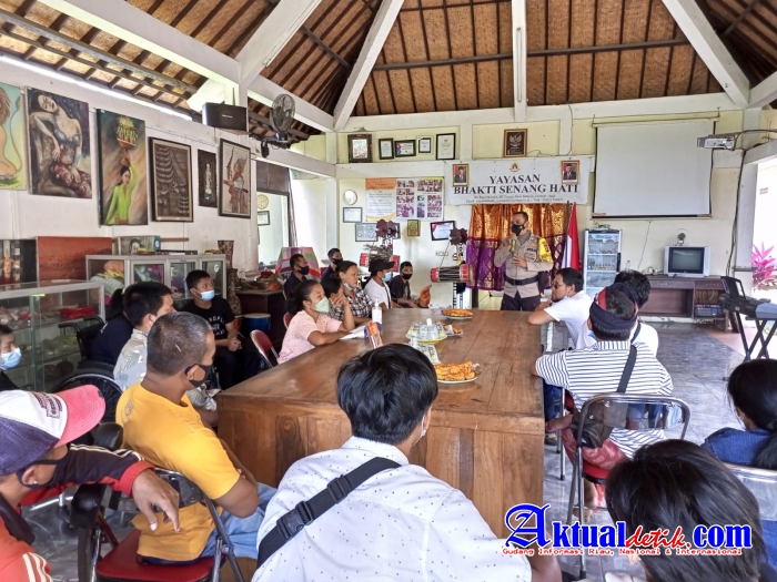 Bhabinkamtibmas Desa Siangan Pembinaan Warga Difabel Melalui Inovasi "Gempita"