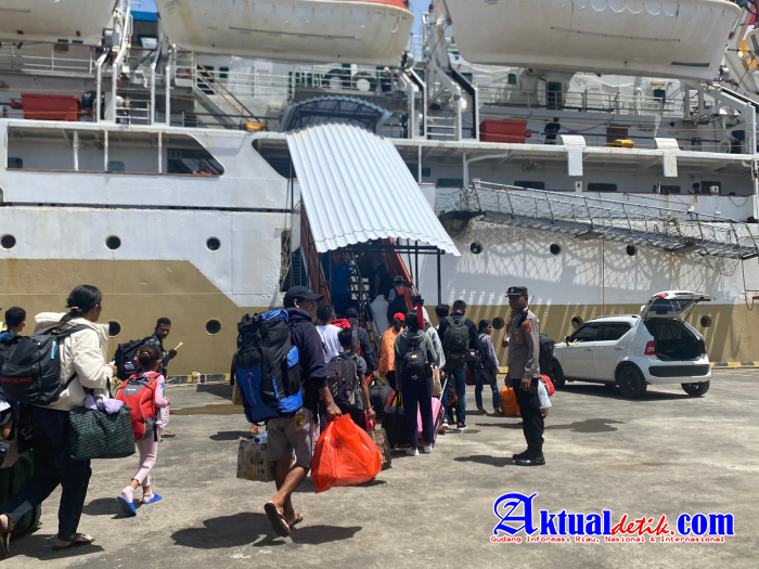 KM, Leuser Sandar, Tim Gabungan KKP Benoa dan Polsek Lakukan Pam dan Pemeriksaan Penumpang