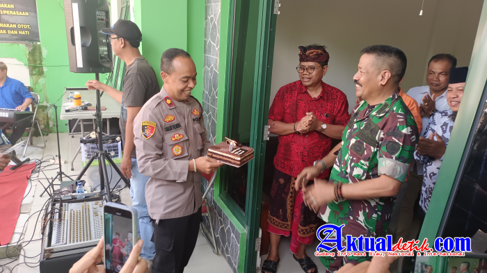 Jelang Malam Pergantian Tahun Baru 2022-2023 Danramil 1611-07/Denbar Rayakan Hari Ulang Tahun ke 56