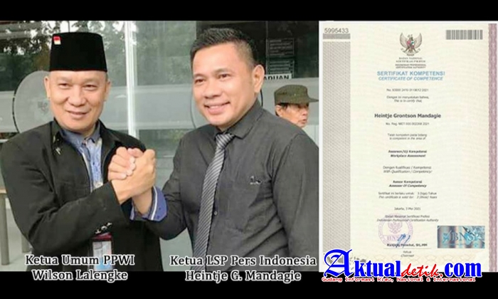 PPWI Ucapkan Selamat dan Sukses kepada LSP Pers Indonesia