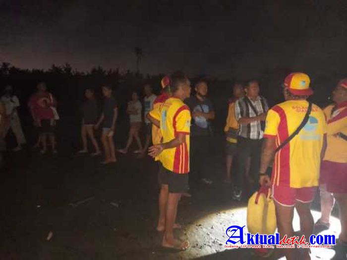 Asik Berenang WNA Asal Rusia Tenggelam di Pantai Saba, Polsek Blahbatuh Lakukan Pencarian