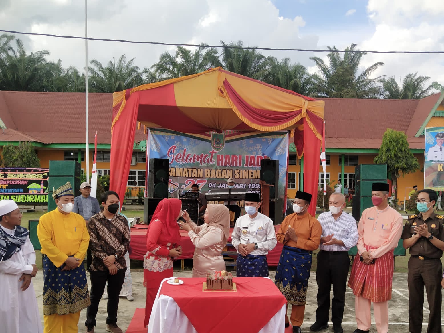 Hadiri Hari Jadi Bagan Sinembah ke 27, Bupati Rohil : Semoga Semakin Jaya