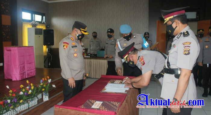 Dua Pejabat Utama Di Lingkungan Polres Gianyar Bergeser