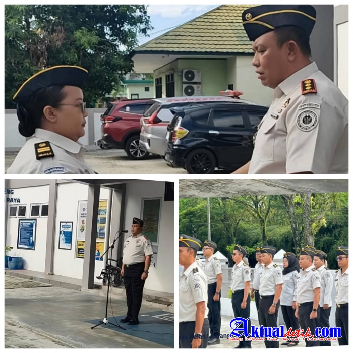 Bapas Palangka Raya Memberikan Apresiasi Kinerja Pegawai Penyerahan Piagam Kepada Pegawai