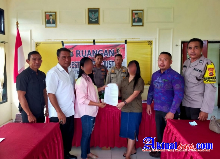 Polsek Klungkung Bersama Sikum dan Siwas Lakukan Restorative Justice Terhadap Kasus Penganiayaan