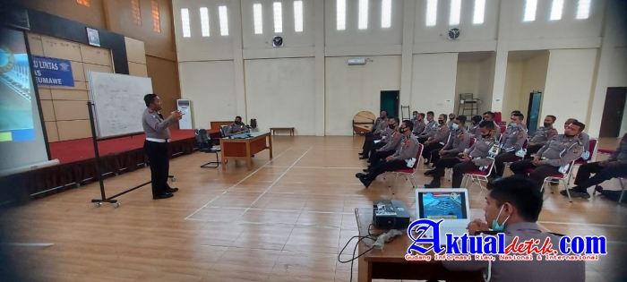 Sat Lantas Polres Lhokseumawe Laksanakan Pelatihan Fungsi Teknis Pengawalan dan Penanganan Laka