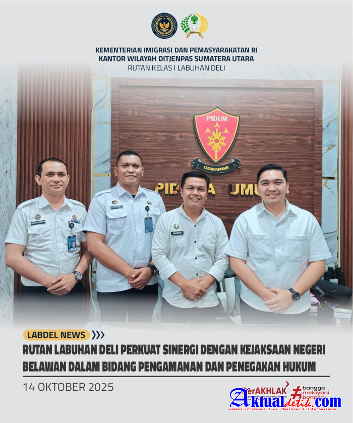 KPR Kelas I Labuhan Deli Bersama Jajarannya Laksanakan Kunker Ke Kantor Kejari Belawan