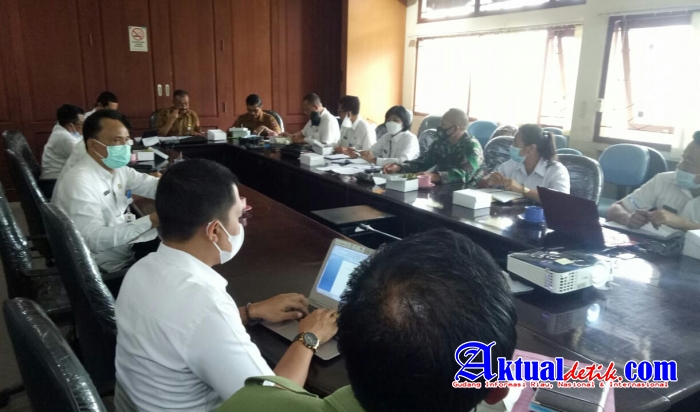 Polres Karangasem Kawal Rapat Pembahasan Rencana Peraturan Bupati Karangasem Tahun 2021