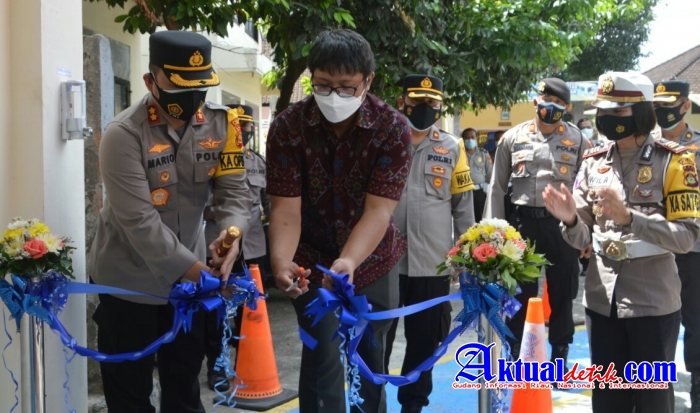 Polres Tabanan Launching Pelayanan Sim Drive Thru