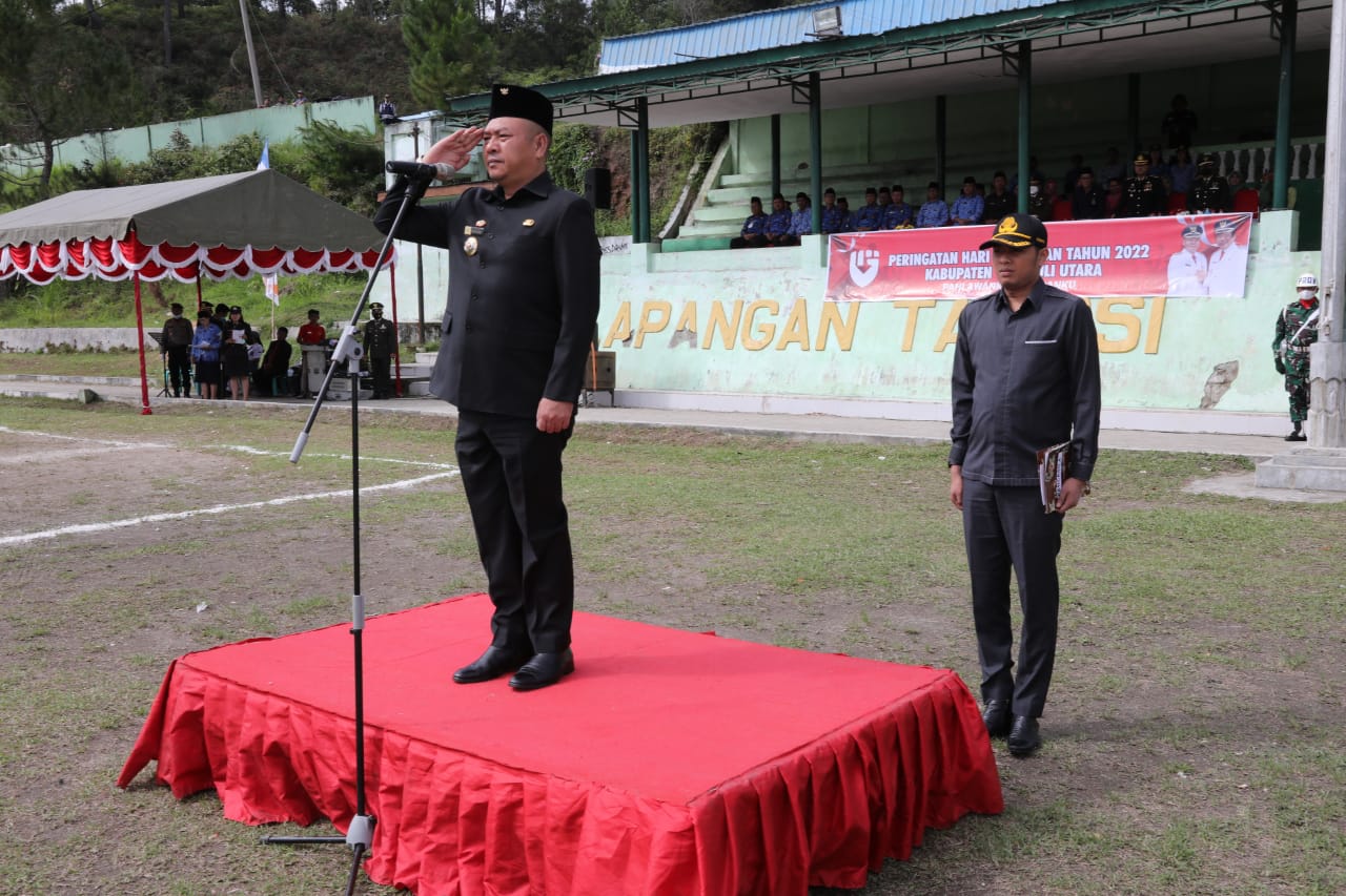 Bupati Tapanuli Utara Pimpin Upacara Memperingati Hari Pahlawan 10 November 2022