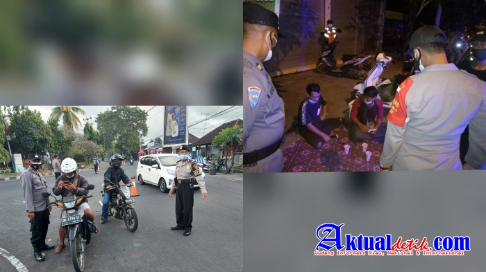 Pagi, Siang Dan Malam Satuan Tugas Binmas Tetap Melakukan Imbauan Dalam PPKM Darurat