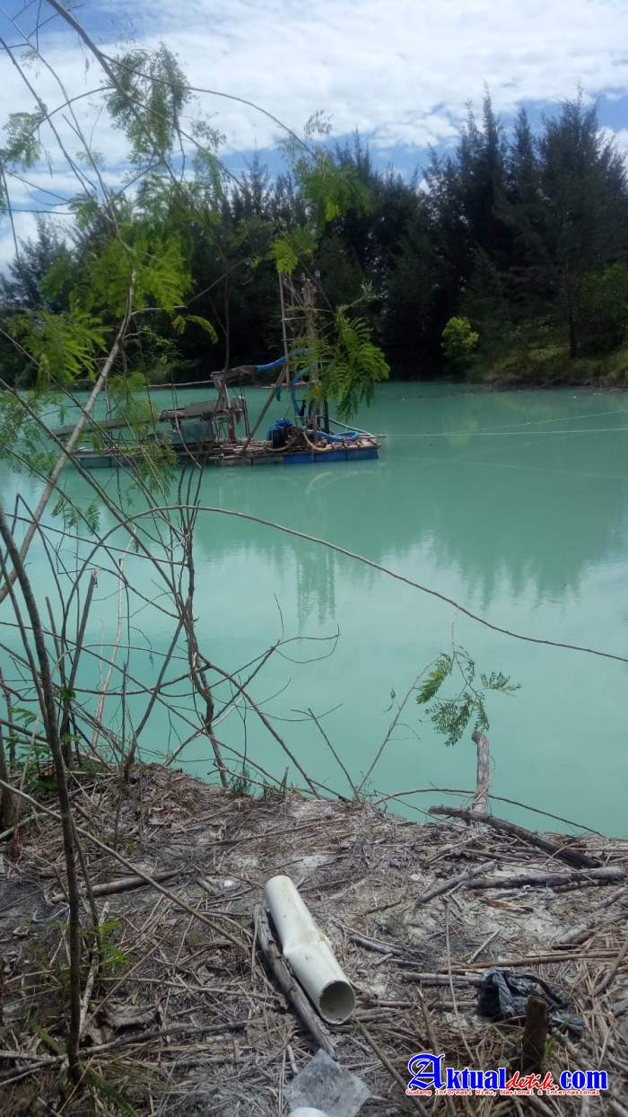 Oknum APH Babel Bersama Cukong Menambang Timah Di Kawasan Hutan Lindung Rebo