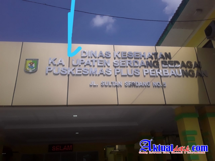 Pembangunan Ruang Baru Puskesmas Plus Perbaungan Terkesan Asal Jadi