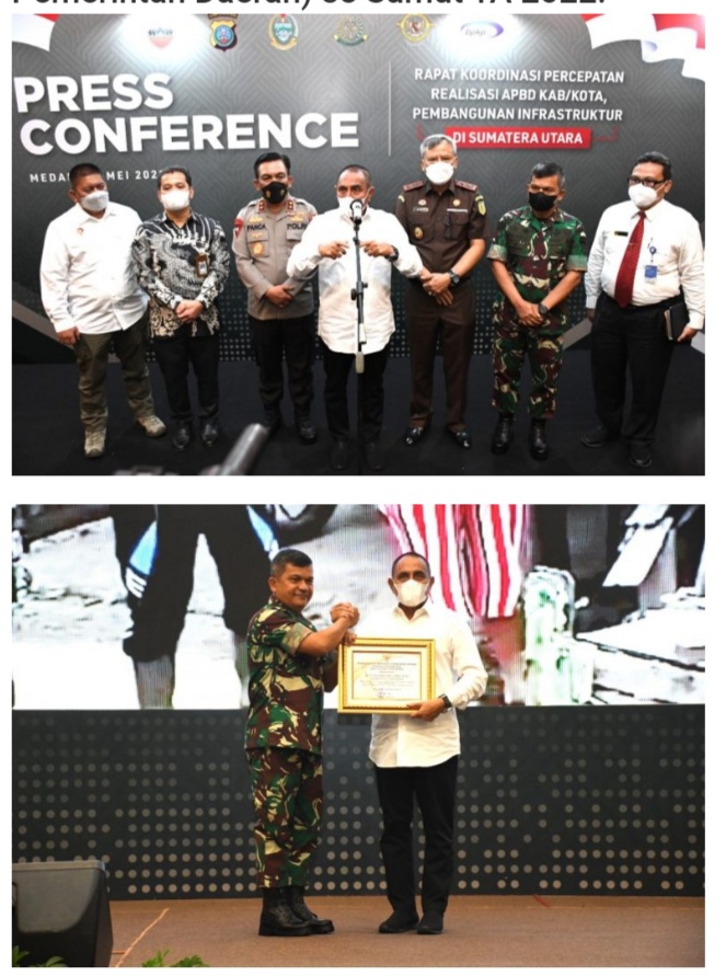 Kodam I/BB Siap Dukung Pemda Sumut Lakukan Percepatan Realisasi APBD dan Pembangunan Infrastruktur.