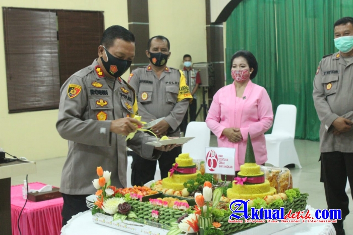 Kapolres Sergai Hadiri Peringatan HKGB Ke 68 Secara Virtual