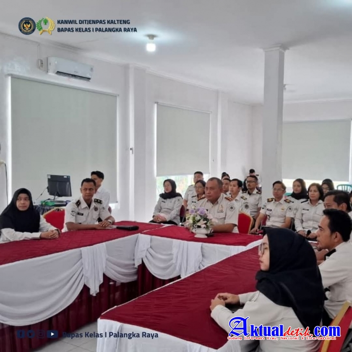 Bapas Palangka Raya ikuti Rapat Analisis Dan Evaluasi Bidang Pemasyarakatan