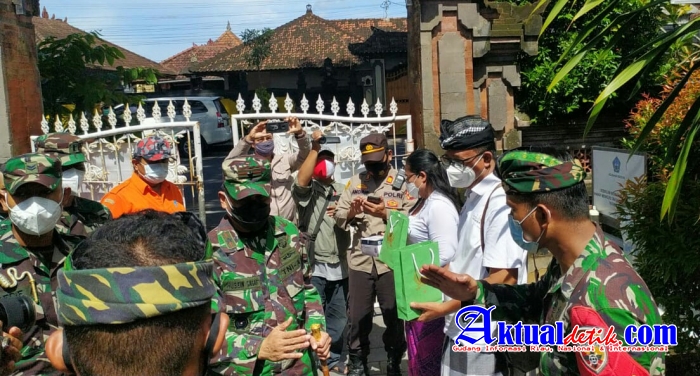 Danrem Wira Satya Semangati Satgas COVID-19 di Sesetan, Lurah Akui Kinerja Berbasis Gotong Royong