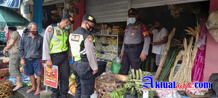 Disiplinkan Warga Dalam Prokes, Polsek Ubud Gencar Laksanakan Yustisi