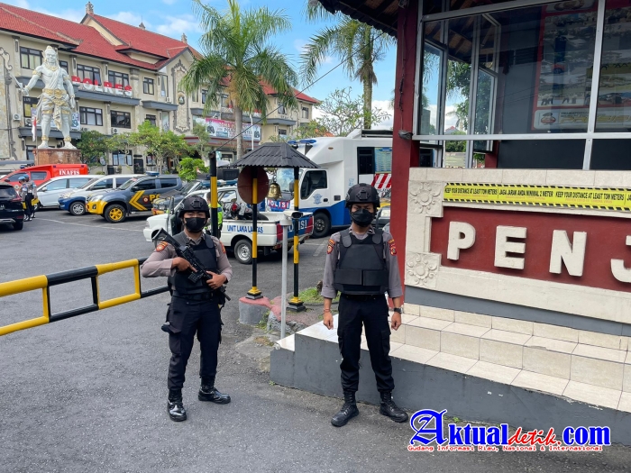 Kesiapsiagaan Personel di Mako Polres Gianyar, Pastikan Kondisi Aman Terkendali