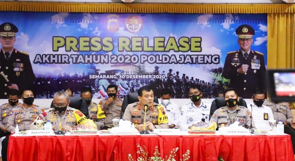Kalaedoskop Kasus Kriminalitas Terjadi di Jateng Tahun 2020