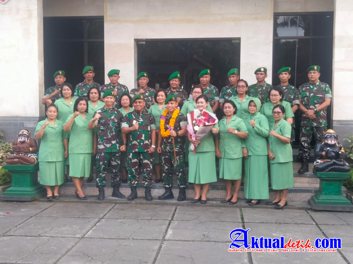 Kodim 1616/Gianyar Melaksanakan Kegiatan Lepas Sambut Pejabat Dandim
