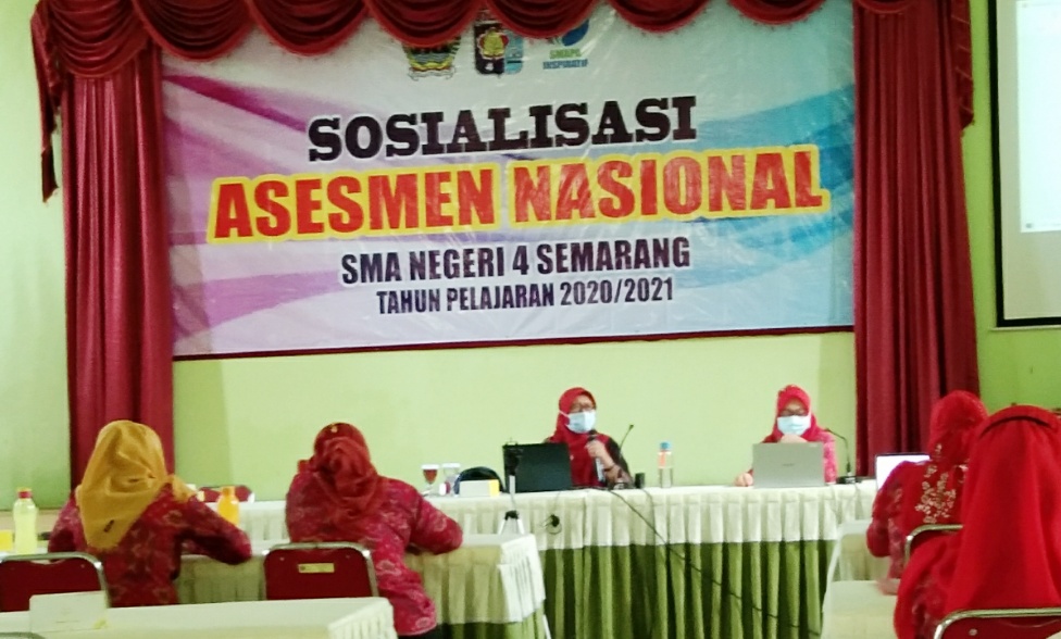 SMA Negeri 4 Semarang Gelar Sosialisasi Asesmen Nasional 2020
