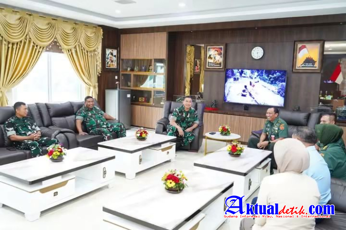 Pangdam I/BB Terima Dir SDM Kuathan Kemhan, Bahas Aturan Status Gugur Prajurit TNI
