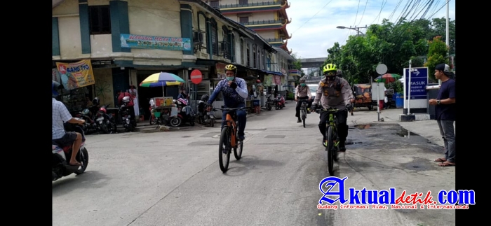 Polsek Medan Timur Patroli Sepeda Cipta Kondisi Jelang Pilkada