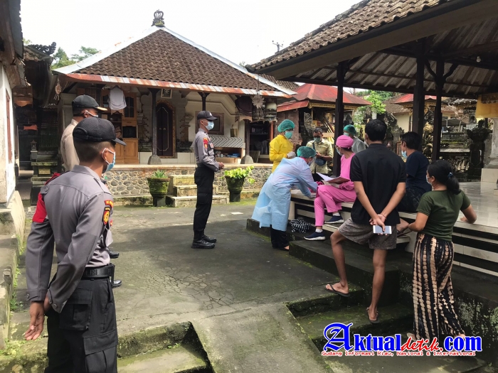 Team Ops Amanusa II Polsek Tampaksiring, Laksanakan Giat Tracer di Banjar Maniktawang Desa Manukaya