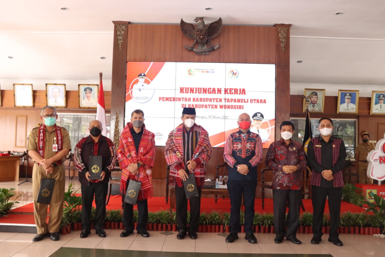 Bupati Taput Kunker Peningkatan Inovasi Daerah ke Kabupaten Wonogiri, Jawa tengah