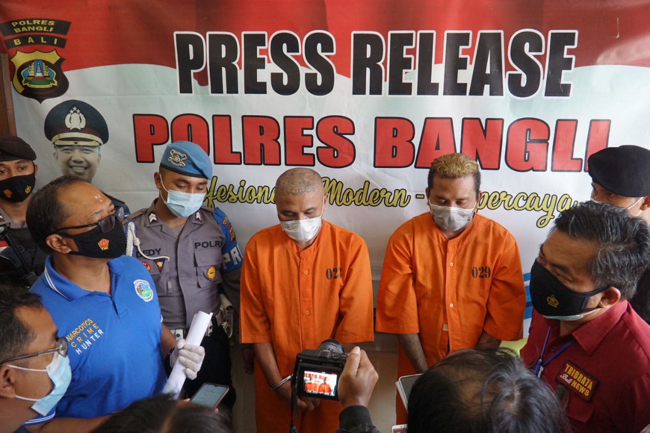 Dua Pemuda Asal Klungkung Ditangkap Sat Narkoba Saat akan Gunakan Shabu