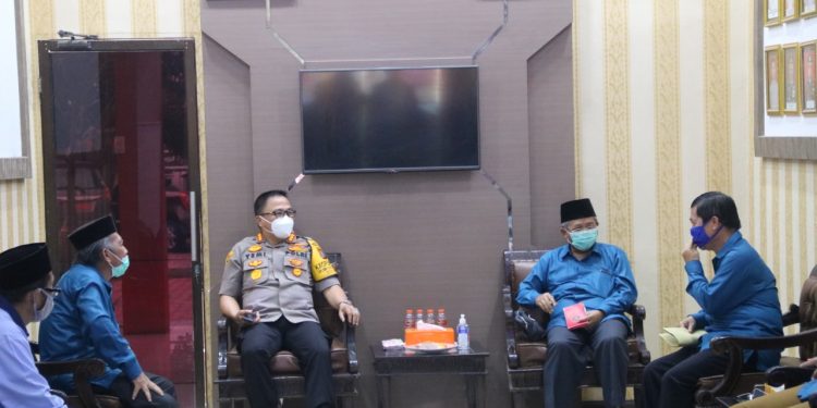 Kapolresta Deli Serdang Sambut Audensi dari FKUB