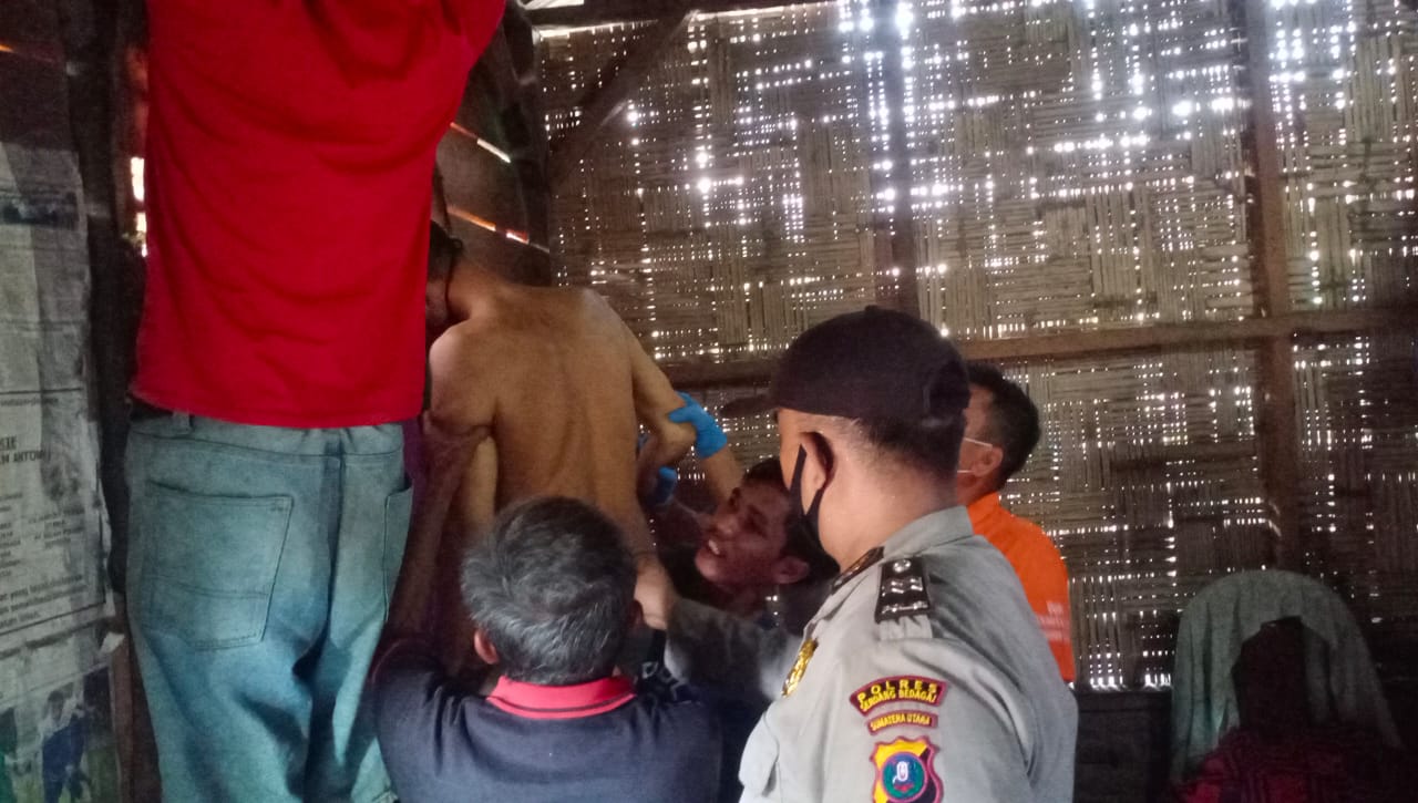 Diduga Masalah Keluarga, Warga Penggalangan Tewas Gantung Diri